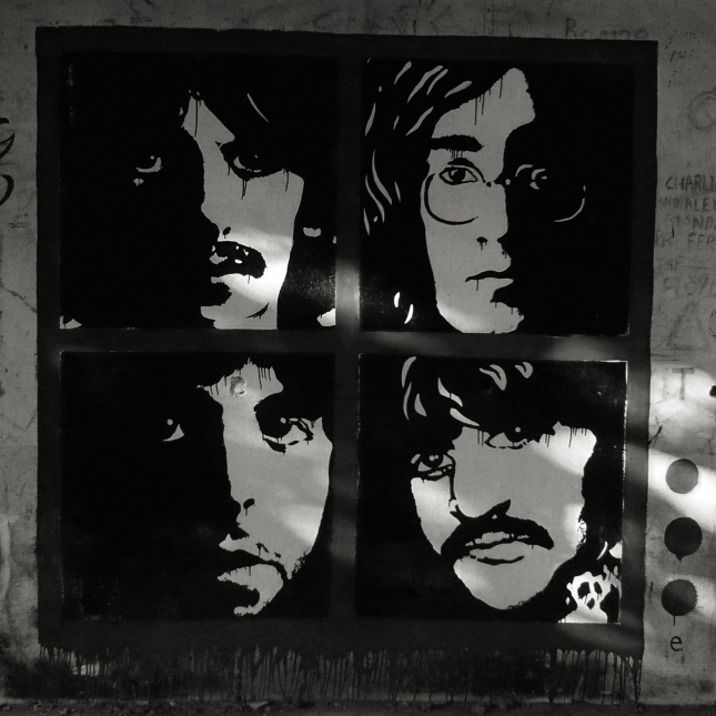 The Beatles in Rishikesh / Image (C) Abul Kalam Azad / Archival Pigment print / 2012